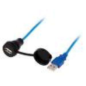 Kabel-adaptér USB 2.0,s ochrannou krytkou 0,5m 1310 IP67