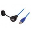 Kabel-adaptér USB 2.0,s ochrannou krytkou 1,5m 1310 IP67