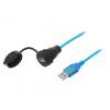 Kabel-adaptér USB 2.0,s ochrannou krytkou 2m 1310 IP67