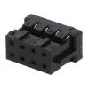 Zástrčka kabel-kabel/plošný spoj zásuvka DF11 2mm PIN: 8
