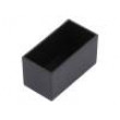 Kryt: pro zalévání X:20mm Y:38mm Z:20mm ABS černá -20÷60°C