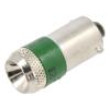 Žárovka LED Barva: zelená Patice: BA9S 110VAC 110VDC