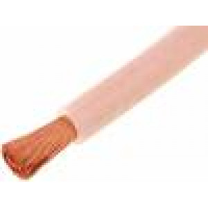 Vodič Silistrom® licna OFC 1x10mm2 silikon průhledná 1,5kV