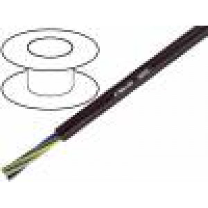 Vodič H07RN-F licna Cu 3x4mm2 guma černá 450/750V Třída:5