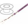 Vodič CAN bus 4x1x0,22mm2 licna Cu stíněný PVC fialová