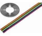Vodič: plochý kabel licna Cu 8x0,35mm2 nestíněný PVC 500V 50m