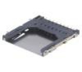 Konektor: pro karty SD push-push SMT zlacený PIN:12 0,5A 125V