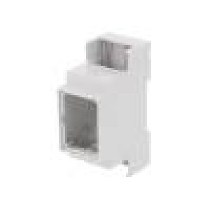 Kryt: na přípojnici DIN Y:90mm X:36,2mm Z:53mm polypropylen