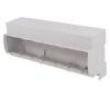 Kryt: na přípojnici DIN Y:91mm X:213mm Z:53mm ABS šedá
