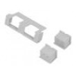 Enclosures accessories: cap set Sockets:2