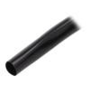 PVC125-16-BK-10 Elektroizolační trubička Mat: PVC černá -20÷125°C Øvnitř: 16mm