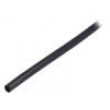 PVC125-2.5-BK-1000 Elektroizolační trubička Mat: PVC černá -20÷125°C L: 1000m