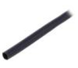 PVC125-3.5-BK-1000 Elektroizolační trubička Mat: PVC černá -20÷125°C L: 1000m