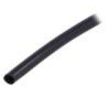 PVC125-4-BK-10 Elektroizolační trubička Mat: PVC černá -20÷125°C Øvnitř: 4mm