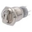 Přepínač otočný 2 polohy SPDT 0,5A/220VAC 1A/24VDC -20÷55°C