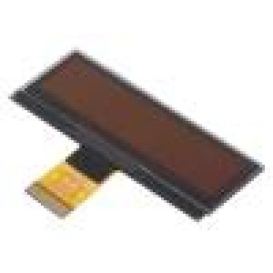 Zobrazovač: OLED grafický 128x32 Rozměry okénka:57,02x15,1mm