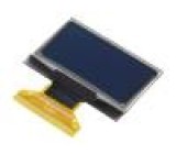 Zobrazovač: OLED grafický 128x64 Rozměry okénka:29,42x14,2mm