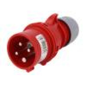 Connector: AC supply 3-phase Shark phase crossover plug male