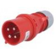 Connector: AC supply 3-phase Shark phase crossover plug male