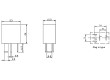 Relé elektromagnetické 25A Zatížení DC:20A/14VDC max14VDC