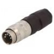 Konektor M16 vidlice na kabel IP40 zástrčka pájení 100V 5A