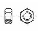Matice šestihranná M1,6 0,35 ocel Povlak: zinek H: 1,3mm 3,2mm