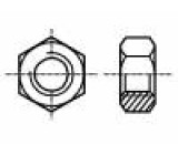 Matice šestihranná M10 1,5 ocel Povlak: zinek H: 8mm 17mm