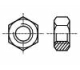 Matice šestihranná M3 0,5 ocel Povlak: zinek H: 2,4mm 5,5mm