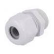 Průchodka M20 IP68 5÷9mm termoplast šedá