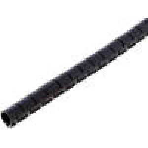 SHR-05 Spiral wrapping Bundle Ø:5mm polypropylene black L:100m