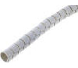 SHR-20-G Spiral wrapping Bundle Ø:23mm polypropylene grey L:30m