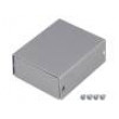 Kryt: univerzální X: 57mm Y: 72mm Z: 28mm AL BOX hliník šedá