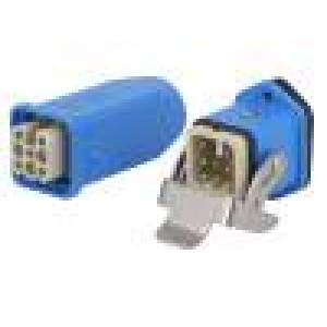 Konektor: HDC vidlice + zásuvka Han® Ex PIN: 8 7+PE přímý M20