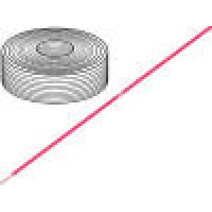 Vodič LiY licna Cu 0,25mm2 bílo-červená PVC 900V 250m