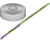 Vodič 18x1,5mm2 stíněný PVC šedá 500V LiY-CY