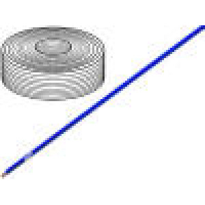 Vodič LifY licna Cu 1x1mm2 PVC černá 300/500V -15÷70°C 100m