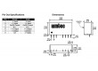 AM1G-0505D-NZ Převodník: DC/DC 1W Uvst:4,5÷9V Uvýst:5VDC Uvýst2:-5VDC SIP8