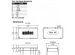 AM1M-1205S-NZ Převodník: DC/DC 1W Uvst:10,8÷13,2V 5VDC Ivýst:200mA DIP14