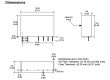 AM2DM-0515DH60-NZ Převodník: DC/DC 2W Uvst:4,5÷5,5V Uvýst:15VDC Uvýst2:-15VDC