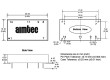 AM2M-0512D-NZ Převodník: DC/DC 2W Uvst:4,5÷5,5V Uvýst:12VDC Uvýst2:-12VDC