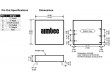 AM30K-4824S-NZ Převodník: DC/DC 30W Uvst:36÷75V 24VDC Ivýst:1,25A 2