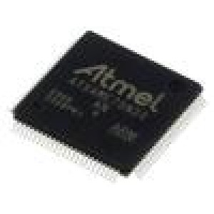 ATSAME70N20A-AN Mikrokontrolér ARM SRAM:384kB Flash:1024kB LQFP100 300MHz
