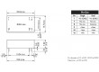 TEL2-2412 Převodník: DC/DC 2W Uvst:18÷36V Uvýst:12VDC Ivýst:165mA DIP16