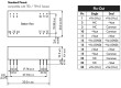 TEL3-1222 Převodník: DC/DC 3W Uvst:9÷18V Uvýst:12VDC Uvýst2:-12VDC 12g