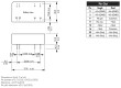 TEN3-1222 Převodník: DC/DC 3W Uvst:9÷18V Uvýst:12VDC Uvýst2:-12VDC