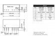 TMR3-2411E Převodník: DC/DC 3W Uvst:18÷36V 5VDC Ivýst:600mA SIP8 4,8g