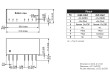 TMR3-2422WIE Převodník: DC/DC 3W Uvst:9÷36V Uvýst:12VDC Uvýst2:-12VDC SIP8