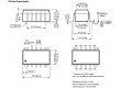 TSM0512D Převodník: DC/DC 1W Uvst:4,5÷5,5V Uvýst:12VDC Uvýst2:-12VDC