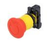 Přepínač: nouzové zastavení 2 polohy NC 3A/240VAC 22mm IP66