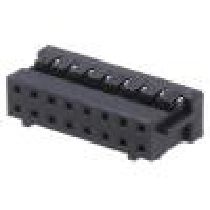 Zástrčka kabel-kabel/plošný spoj zásuvka DF11 2mm PIN: 16
